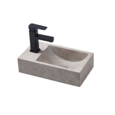Spoleto Concrete BNK Basin  400 X 220 X 100mm - Burberry Stone